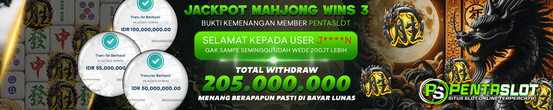 Withdraw-450juta-Pentaslot